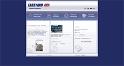 Desktop Screenshot of farayand-ara.com